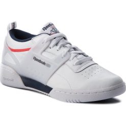 Buty Reebok - Workout Advance L CN4309 White/Collegiate Navy/Red. Białe buty sportowe męskie marki Reebok, na co dzień, bez wzorów, ze skóry, bez zapięcia. W wyprzedaży za 279,00 zł.