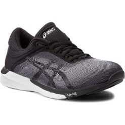 Buty ASICS - FuzeX Rush T768N Midgrey/Black/White 9690. Czarne buty do biegania damskie marki Asics, z materiału, asics fuzex. W wyprzedaży za 329,00 zł.