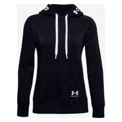 Under Armour Rival Bluza Czarny. Czarne bluzy damskie Under Armour, l, bez wzorów, z elastanu, bez rękawów, bez kaptura. Za 257,95 zł.