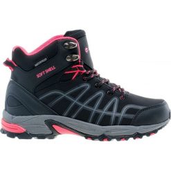 Buciki niemowlęce: Hi-tec Buty Dziecięce Nero MID WP JRG Black/Dark Grey/Shiny Pink r. 30