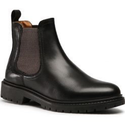 Sztyblety SALAMANDER - 32-41709-01 Black. Czarne kozaki damskie Salamander, ze skóry, bez obcasa, bez zapięcia. Za 429,00 zł.