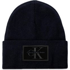 Czapka CALVIN KLEIN JEANS - J Re-Issue Beanie K50K503426 423. Niebieskie czapki damskie marki Calvin Klein Jeans, z jeansu. W wyprzedaży za 169,00 zł.