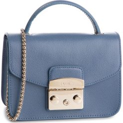 Torebka FURLA - Metropolis 1007244 B BHD3 ARE Color Piombo f. Niebieskie torebki klasyczne damskie Furla, bez wzorów, ze skóry, klasyczne, bez dodatków. Za 1220,00 zł.