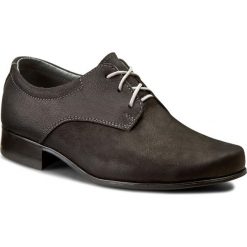 Półbuty TIM - 060 Czarny/Nub.Barka. Czarne buty chłopięce komunijne Tim, na sznurówki. Za 139,00 zł.