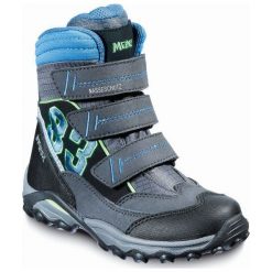 Buciki niemowlęce: MEINDL Buty Snowplay Junior szaro-niebieskie r.28 (7973)