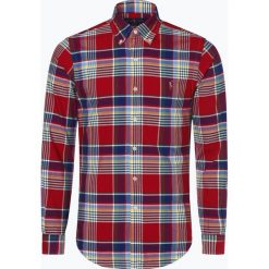 Polo Ralph Lauren - Koszula męska – Slim Fit, czerwony. Czerwone koszule męskie Polo Ralph Lauren, s, w kratkę, polo, bez rękawów. Za 399,95 zł.