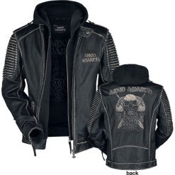 Amon Amarth EMP Signature Collection Kurtka skórzana czarny. Czarne kurtki męskie marki Amon Amarth, xl, bez wzorów, bez kaptura. Za 1014,90 zł.