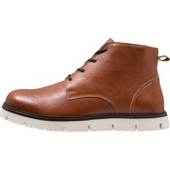 Buty zimowe męskie: Bianco GRAINY WARM BOOT Botki sznurowane light brown