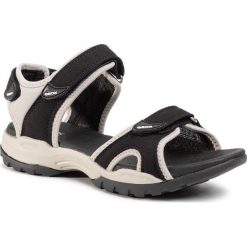 Sandały GEOX - D Borealis A D92DWA 0AU15 C9263 Black/Lt Grey. Czarne klapki damskie Geox, bez wzorów, ze skóry ekologicznej, bez obcasa. Za 349,00 zł.