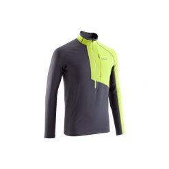 Bluza alpinistyczna męska zielono szara. Szare bluzy męskie marki SIMOND, m, z elastanu, z długim rękawem, długie. W wyprzedaży za 74,99 zł.