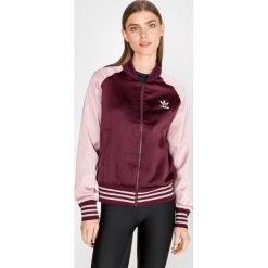 Adidas Originals Kurtka Czerwony Fioletowy. Czerwone kurtki damskie adidas Originals, na wiosnę, bez wzorów, z elastanu. Za 335,95 zł.