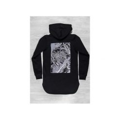 DIGIT//ALL HOODIE. Czarne bluzy damskie marki MAJORS, xl, z nadrukiem, z bawełny, bez rękawów, bez kaptura. Za 230,00 zł.