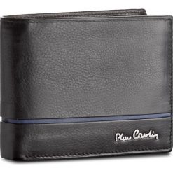 Portfele męskie: Duży Portfel Męski PIERRE CARDIN - Sahara Tilak15 325 Nero/Blue