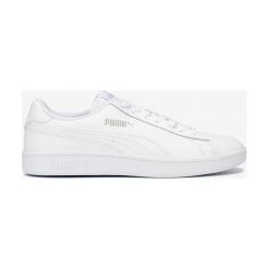 Puma Smash V2 Tenisówki Biały. Białe trampki męskie Puma, bez wzorów, ze skóry, bez zapięcia. Za 257,95 zł.