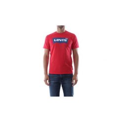 T-shirty z krótkim rękawem Levis 22489 HOUSEMARK GRAPHIC TEE. Czerwone t-shirty męskie Levi's®, s, bez wzorów, bez kołnierzyka, krótkie. Za 87,83 zł.