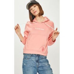 G-Star Raw - Bluza. Różowe bluzy damskie G-Star RAW, s, bez wzorów, z bawełny, bez rękawów, z kapturem. W wyprzedaży za 139,90 zł.
