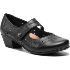 GO SOFT WI23-4702-01. Czarne półbuty damskie GO SOFT, bez wzorów, bez obcasa, bez zapięcia. Za 159,99 zł.