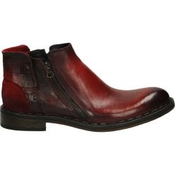 Botki męskie - 7972 ROSS-SCA. Brązowe botki męskie Venezia, z gumy. Za 499,00 zł.