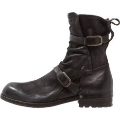 Buty zimowe męskie: A.S.98 SHIELD Botki kowbojki i motocyklowe nero