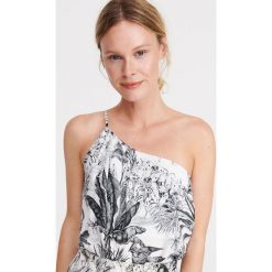 Top na jedno ramię - Wielobarwny. Topy damskie Reserved. W wyprzedaży za 29,99 zł.