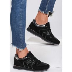 Czarne Sneakersy Silent Trips. Czarne buty sportowe damskie marki vices. Za 69,99 zł.