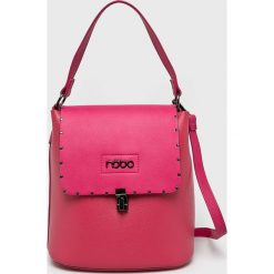 Nobo - Torebka. Różowe torebki klasyczne damskie Nobo, w paski, z materiału, casualowe, na ramię, średnie, bez dodatków. W wyprzedaży za 159,90 zł.