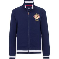AUDEN CAVILL bluza męska XL ciemnoniebieska. Niebieskie bluzy męskie Auden Cavill, xl, bez wzorów, eleganckie, bez kołnierzyka, bez rękawów, bez kaptura. Za 189,00 zł.