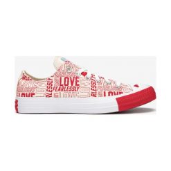 Converse Chuck Taylor All Star Tenisówki Czerwony Biały. Czerwone trampki i tenisówki damskie Converse, bez wzorów, z materiału, bez zapięcia. Za 343,95 zł.