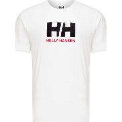 T-shirt HELLY HANSEN HH LOGO. Białe t-shirty męskie Helly Hansen, bez wzorów, z bawełny, z okrągłym kołnierzem. W wyprzedaży za 96,00 zł.