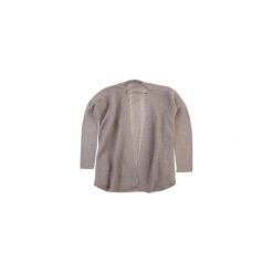 Sweter damski kardigan. Szare swetry damskie TXM, bez wzorów, bez rękawów, bez kaptura. Za 34,99 zł.