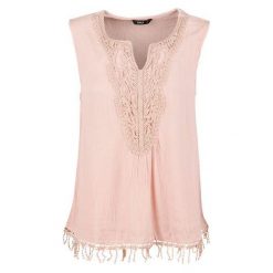 ONLY Seva nna Crochet S / L TOP WVN 15160135- Mist y Rose (rozmiar 34). Czerwone topy damskie ONLY, s, bez wzorów, bez kołnierzyka, bez rękawów. W wyprzedaży za 48,00 zł.
