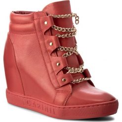 Sneakersy CARINII - B3878 H54-000-000-B88. Czerwone sneakersy damskie Carinii, z materiału. W wyprzedaży za 249,00 zł.