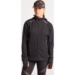Kurtka Do Biegania Damska Kiprun Warm Regul. Czarne kurtki sportowe damskie KIPRUN, l, bez wzorów, z elastanu, bez kaptura, do biegania. Za 219,99 zł.