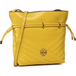 Torebka TORY BURCH - Kira Chevron Mini 64439 Limone 706. Żółte listonoszki damskie Tory Burch, bez wzorów, ze skóry, na ramię, bez dodatków. Za 2079,00 zł.
