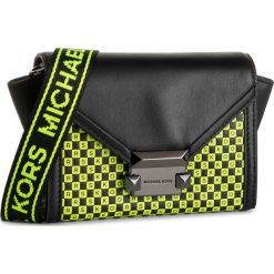 Torebka MICHAEL MICHAEL KORS - Whitney 32T9UWHC5R Blk/Neon Ylw. Czarne listonoszki damskie MICHAEL Michael Kors, bez wzorów, ze skóry, bez dodatków. W wyprzedaży za 679,00 zł.