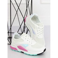Buty sportowe białe CUENCA. Białe buty sportowe damskie FunKee.pl, bez wzorów, z tkaniny, klasyczne. Za 106,99 zł.