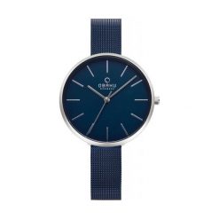 Obaku V211LXCLML - Negocjuj cenę zakupu, na pewno będziesz zadowolony. Niebieskie zegarki damskie marki Obaku. Za 468,00 zł.
