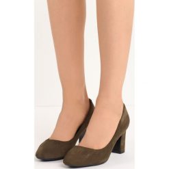 Buty ślubne damskie: Khaki Czółenka Marry Me