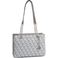 Torebka DKNY - R84AJ915 White Logo/Grey Melange 6WL. Szare torebki klasyczne damskie DKNY, bez wzorów, ze skóry ekologicznej, klasyczne, duże, bez dodatków. Za 979,00 zł.