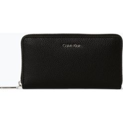 Calvin Klein - Portfel damski, czarny. Czarne portfele damskie Calvin Klein, ze skóry. Za 299,95 zł.