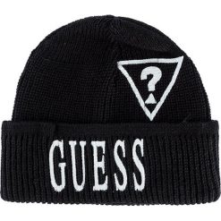 Czapka męska GUESS - Country&Western-Not Coordinated Wool AM6524 WOL01 BLA. Czarne czapki damskie marki Guess, z aplikacjami. Za 119,00 zł.