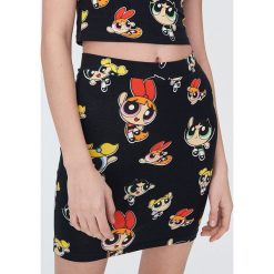Spódnica mini Atomówki - Czarny. Czarne spódniczki damskie Sinsay, s, bez wzorów, mini. Za 29,99 zł.