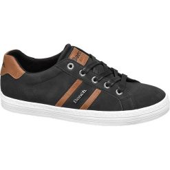 Sneakersy damskie Bench czarne. Czarne sneakersy damskie Bench, z gumy. Za 95,00 zł.