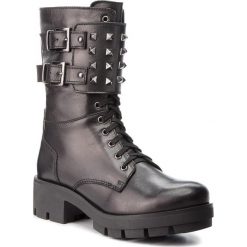 Trapery EVA MINGE - Arancon 4A 18DP1372519EF 101. Czarne buty zimowe damskie marki Eva Minge, ze skóry. W wyprzedaży za 329,00 zł.