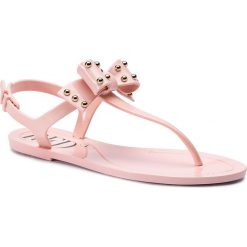 Sandały RED VALENTINO - RQ0S0C33DFW Petal GS7. Różowe klapki damskie Red Valentino, bez wzorów, z tworzywa sztucznego, bez obcasa. W wyprzedaży za 479,00 zł.