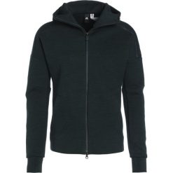 Bluzy męskie: adidas Performance ZNE HOODIE Bluza rozpinana grey/dark green
