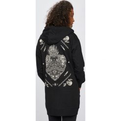Medicine - Bluza Valentines. Czarne bluzy damskie z kieszeniami marki MEDICINE, s, z bawełny, z kapturem. Za 139,90 zł.