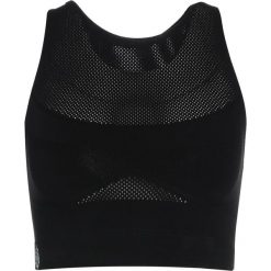 Free People SCULPT CROP Top black. Czarne topy sportowe damskie marki Free People, s, z elastanu. W wyprzedaży za 129,35 zł.
