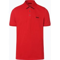 HUGO - Męska koszulka polo – Dyler193, czerwony. Czerwone koszulki męskie HUGO, m, bez wzorów, bez rękawów. Za 349,95 zł.