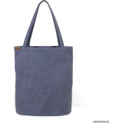 Shopper bag XL granatowa torba z grubej bawełny. Torby damskie na zakupy Pakamera, bez wzorów, z bawełny, na ramię, bez dodatków. Za 165,00 zł.